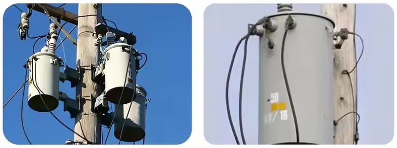Pole type transformer Pole type transformer